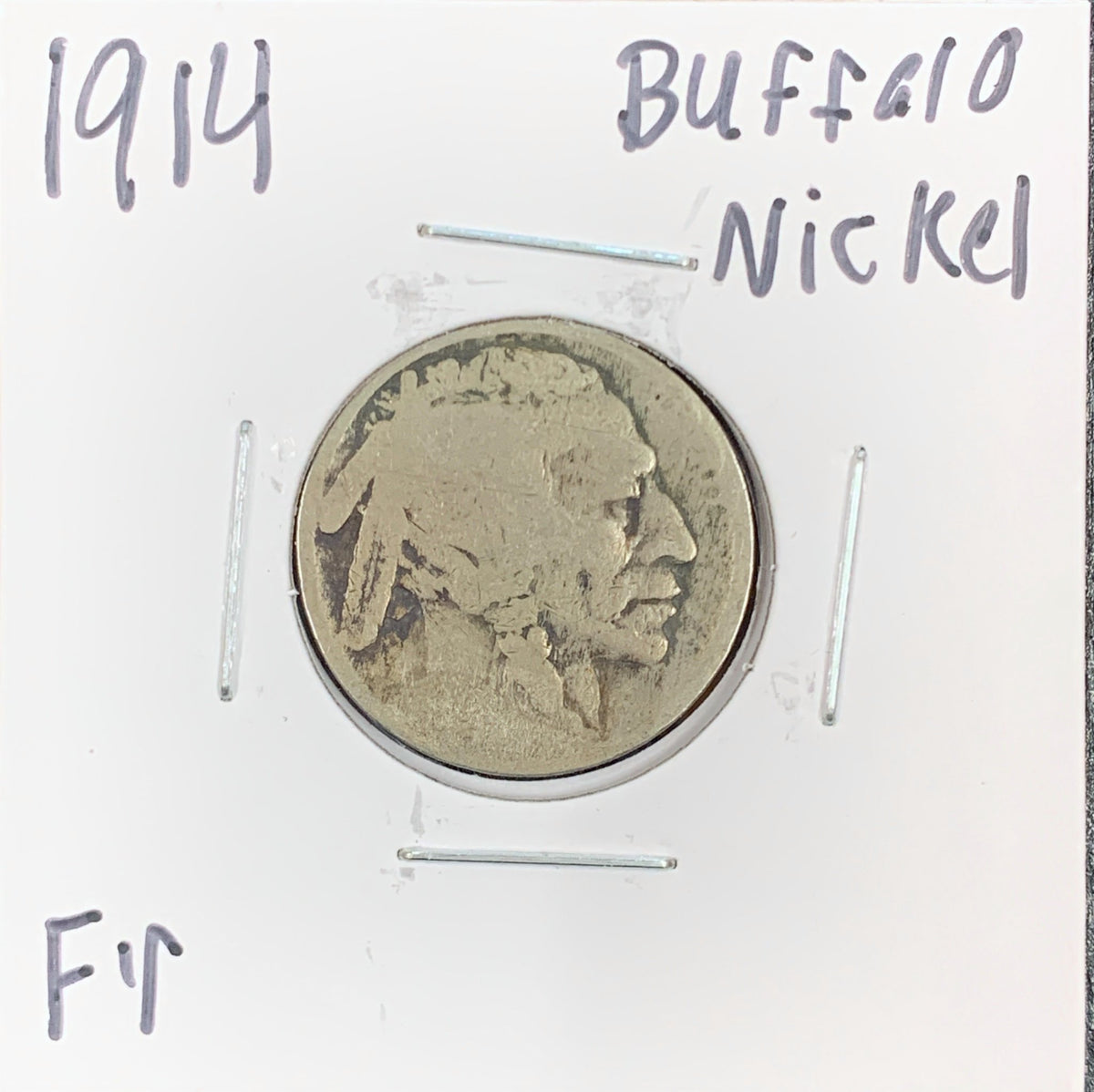 1914 Buffalo Nickel F4 3079.D2-A — Obverse