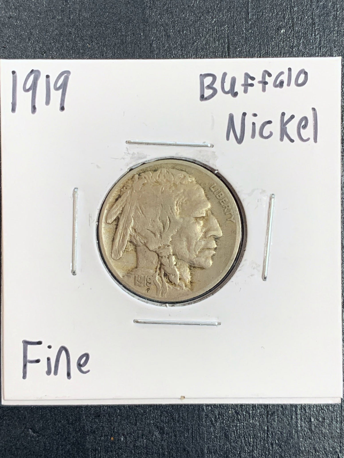 1919 Buffalo Nickel Fine 3084.D15-B — Obverse