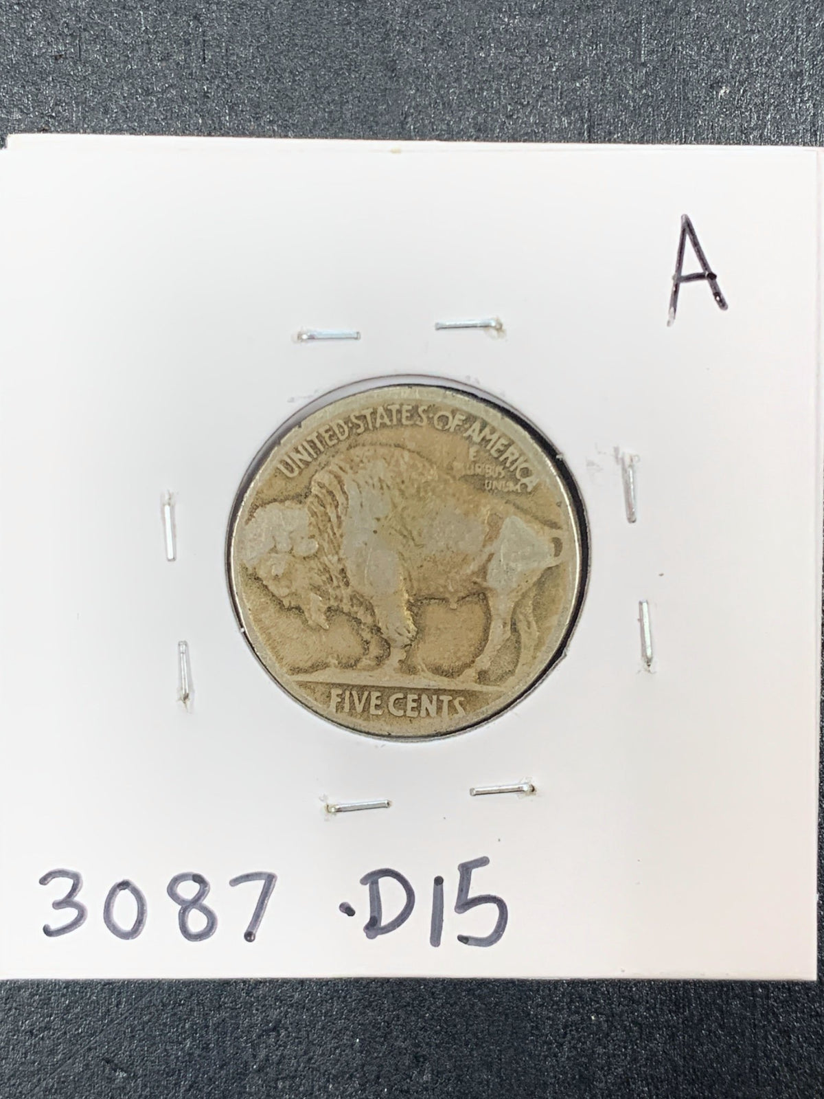 1923 Buffalo Nickel Fine 3087.D15-A — Reverse