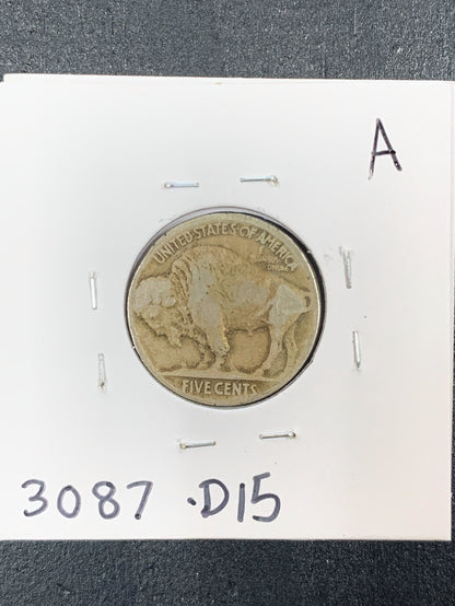 1923 Buffalo Nickel Fine 3087.D15-A — Reverse