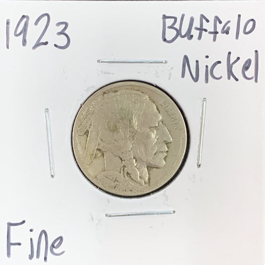 1923 Buffalo Nickel Fine 3087.D12-A — Obverse
