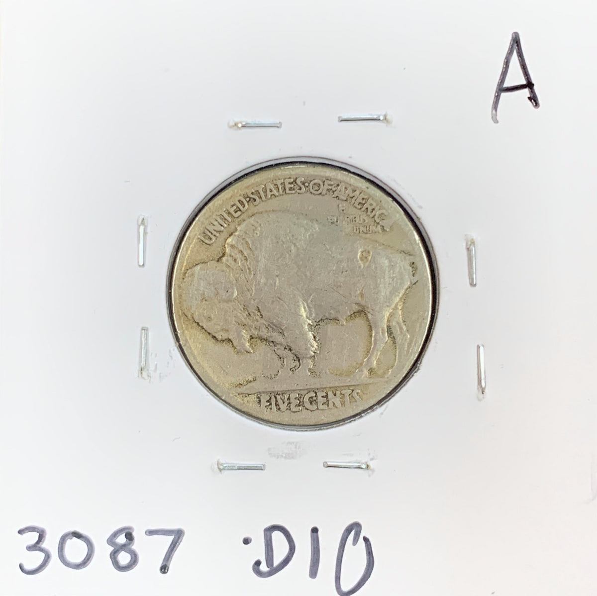 1923 Buffalo Nickel VG 3087.D10-A — Reverse