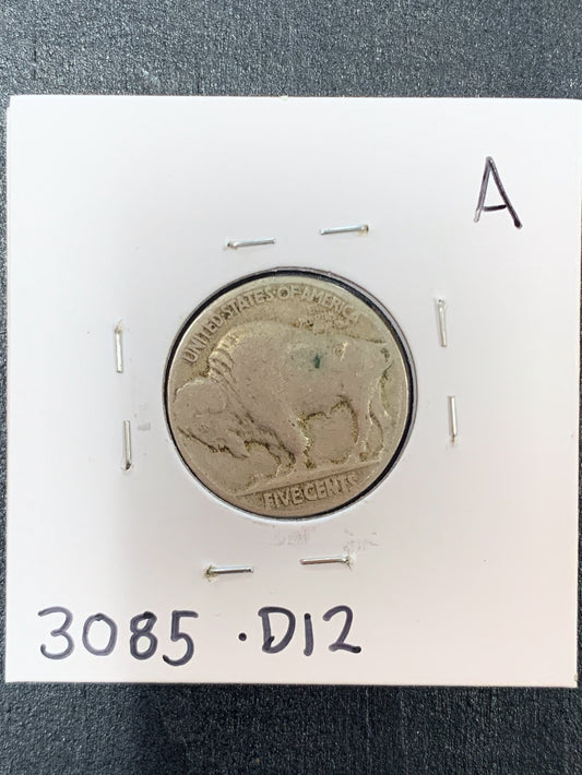 1920 Buffalo Nickel Fine 3085.D12-A — Reverse