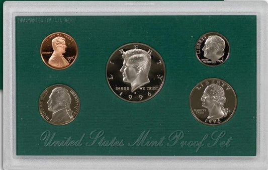 1996-S Clad Proof Set, 5 Coins 11034.OGP — Reverse