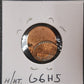 Lincoln Cent Off Center Mint Error G6H5 — Reverse