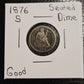 1876-S Seated Liberty Dime Good 4134.G-A — Obverse