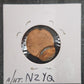 Lincoln Cent Off Center Mint Error NZYQ — Reverse