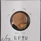 Lincoln Cent Off Center Mint Error EFYU — Reverse