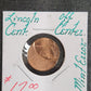Lincoln Cent Off Center Mint Error QRM6 — Obverse