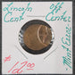 Lincoln Cent Off Center Mint Error CQ6E — Obverse