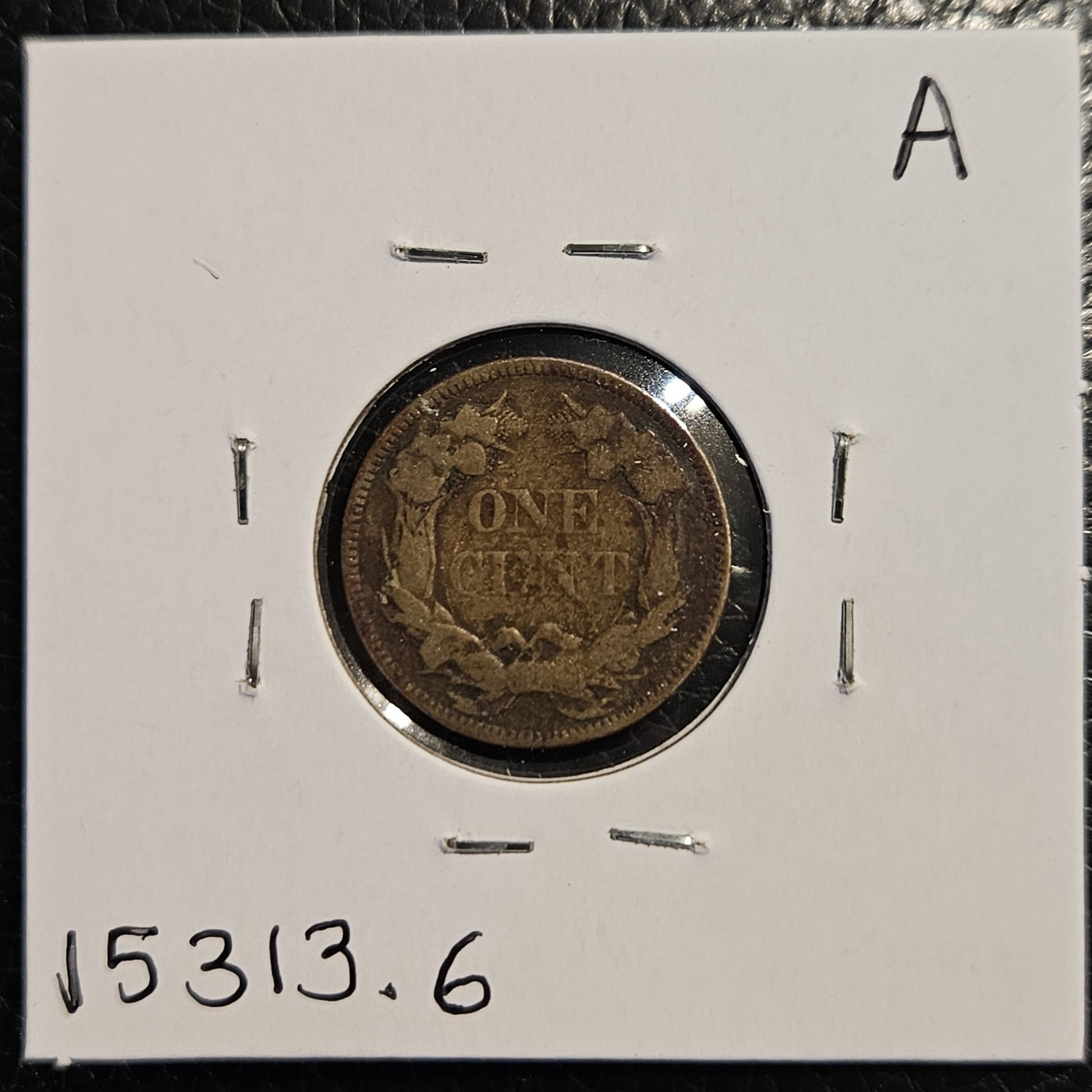 1857 Flying Eagle Cent G-6 — Reverse