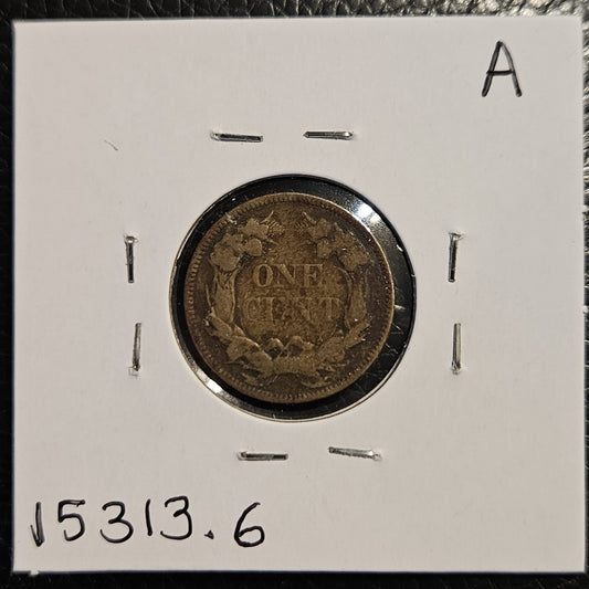 1857 Flying Eagle Cent G-6 — Reverse