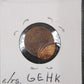 Lincoln Cent Off Center Mint Error GEHK — Reverse