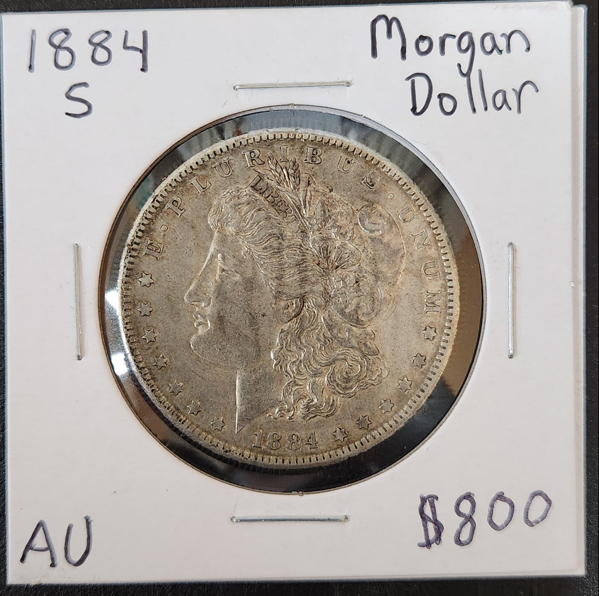1884-S Morgan Dollar AU 7528.55 — Obverse