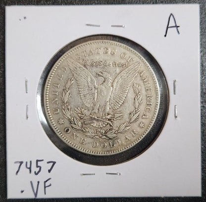 1879-S Morgan Dollar Reverse of 1878 VF 7457.VF — Reverse