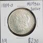1889-O Morgan Dollar AU 7556.58 — Obverse