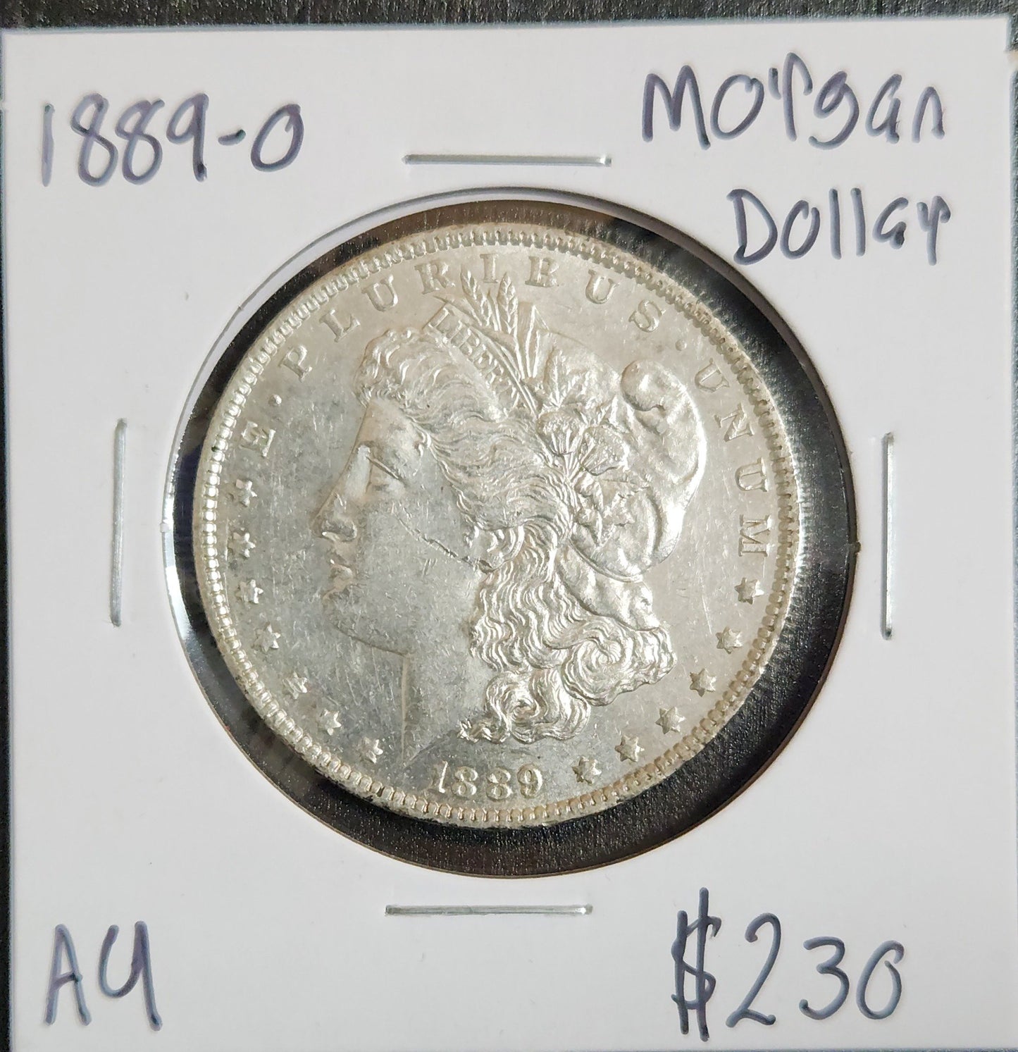 1889-O Morgan Dollar AU 7556.58 — Obverse