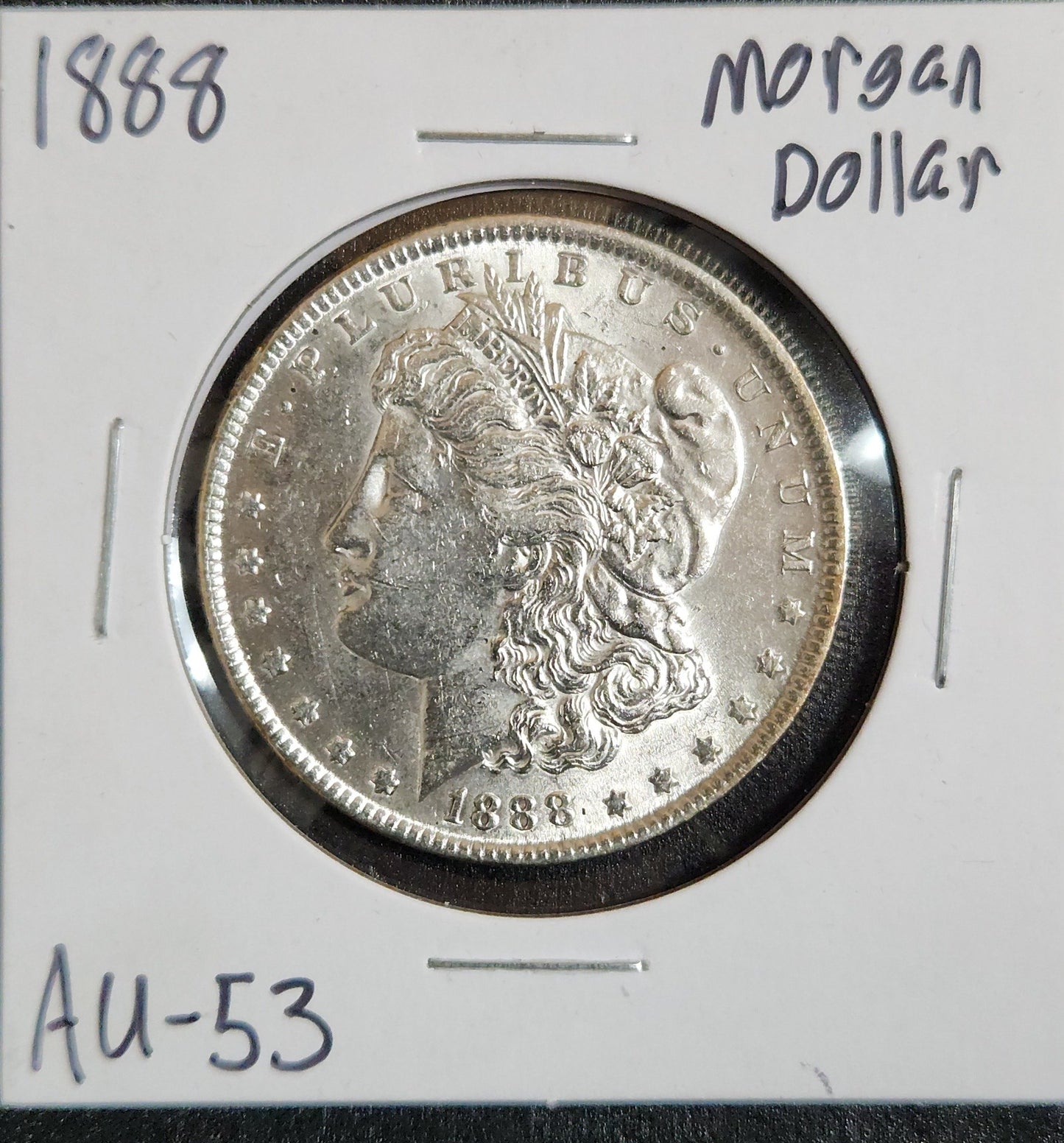 1888 Morgan Dollar AU-53 — Obverse