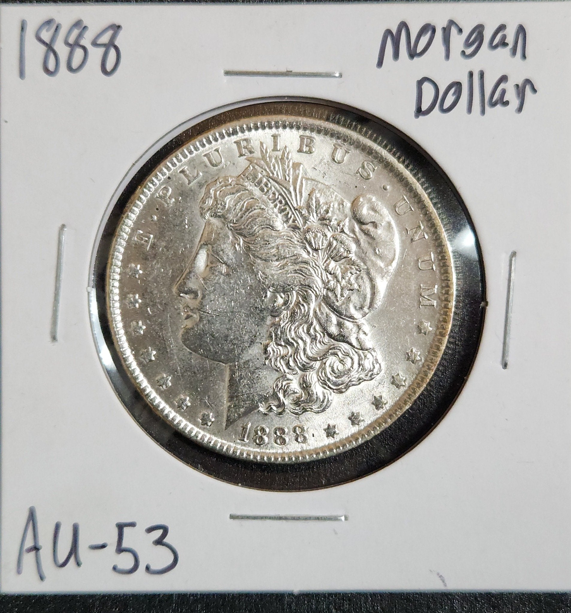 1888 Morgan Dollar AU-53 — Obverse