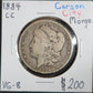 1883 Carson City Morgan Dollar VG-8 7524.8 — Obverse