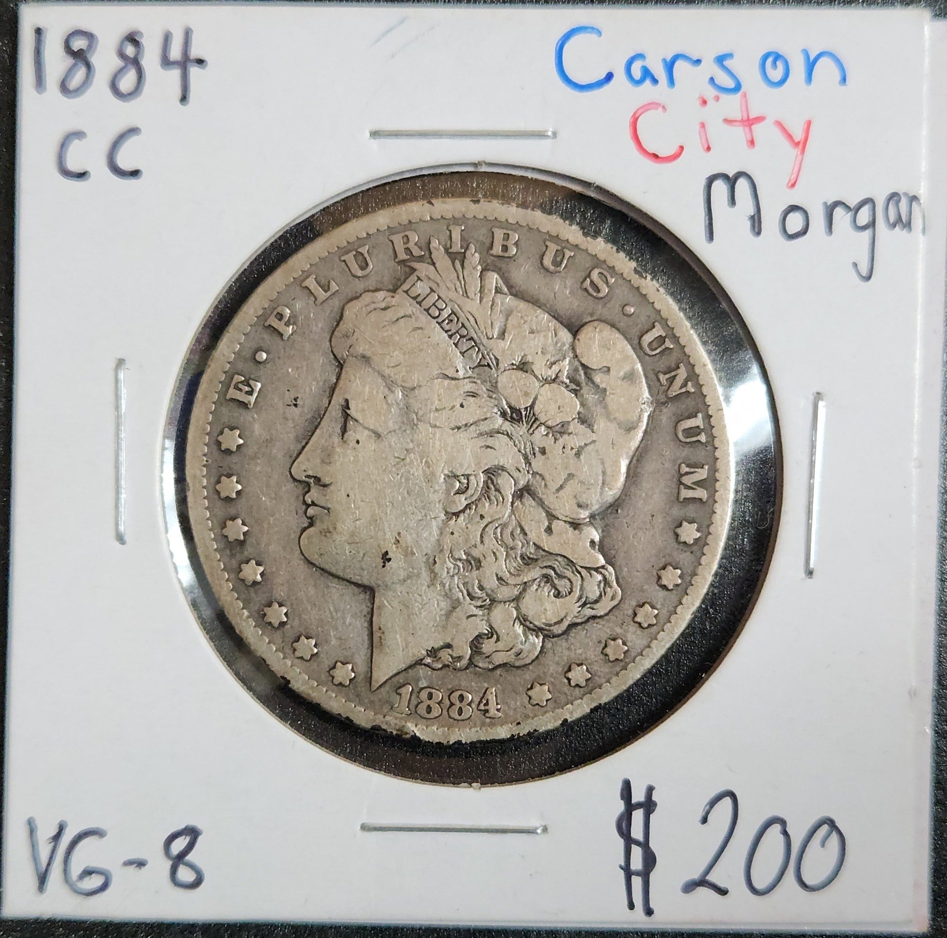 1883 Carson City Morgan Dollar VG-8 7524.8 — Obverse