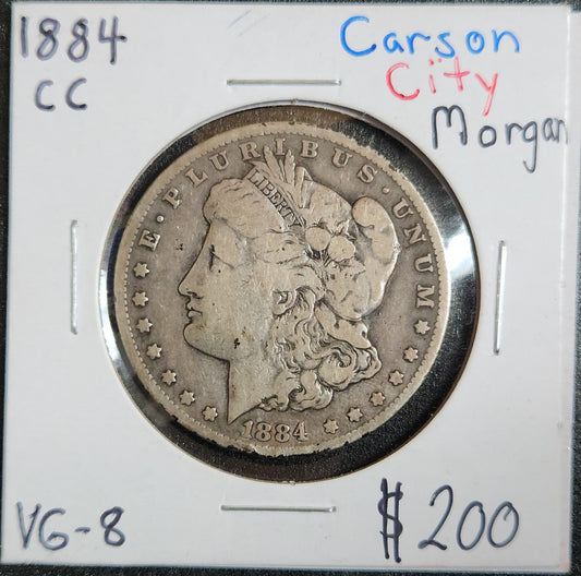 1883 Carson City Morgan Dollar VG-8 7524.8 — Obverse