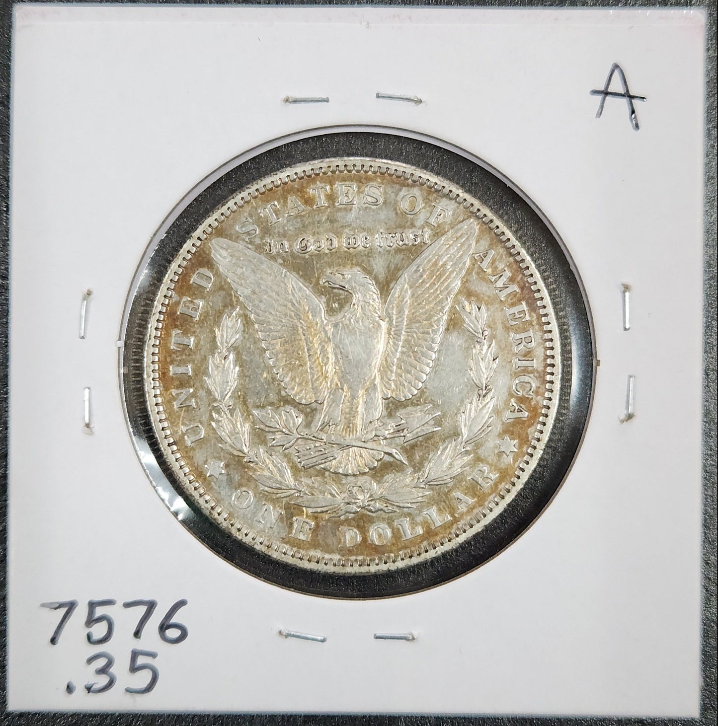 1893 Morgan Dollar VF 7576.35 — Reverse