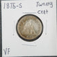 1875-S Twenty Cent VF 5040.25 — Obverse