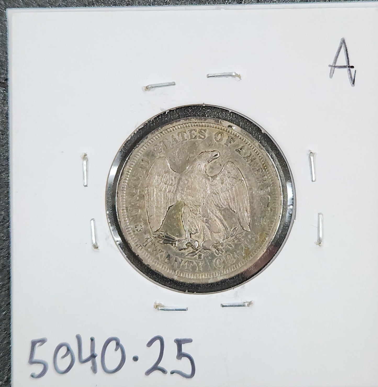 1875-S Twenty Cent VF 5040.25 — Reverse