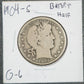 1904-S Barber Half G-6 6603.6 — Obverse