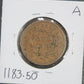 1855 Braided Hair Cent Slanting "5"AU-50 1183.50 — Reverse