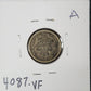 1891 Seated Dime VF 4087.VF — Reverse