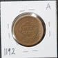 1856 Braided Hair Cent Upright "5" F-15 — Reverse