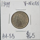 1899 V-Nickel AU-55 2964.55 — Obverse