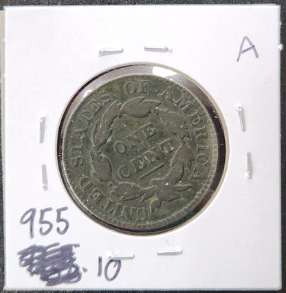 1829 Cornet Head Cent VG-10 955.10 — Reverse