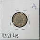 1892 Barber Dime XF-40 4321.40 — Reverse
