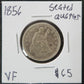 1856 Seated Quarter VF 5127.30 — Obverse