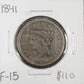 1841 Braided Hair Large Cent F-15 1078.15 — Obverse