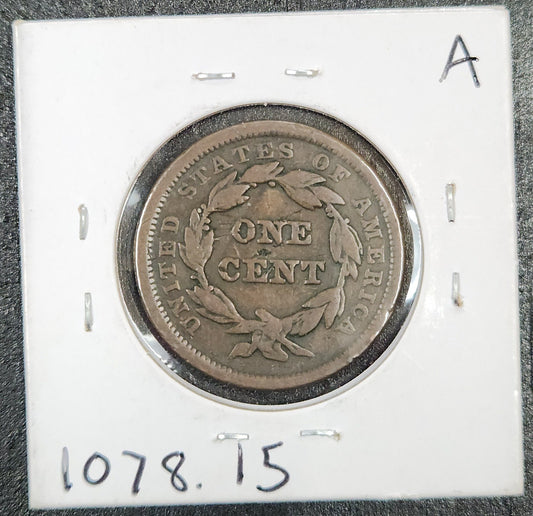 1841 Braided Hair Large Cent F-15 1078.15 — Reverse
