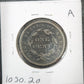 1837 Coronet Head Cent Head Of 1838 VF-20 1030.20 — Reverse