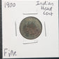1900 Indian Head Cent Fine 1422.D12 — Obverse