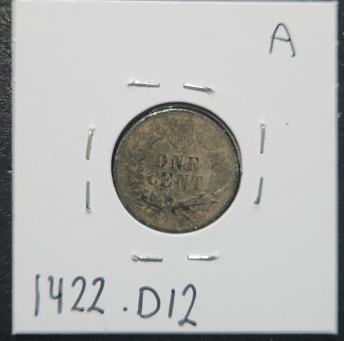 1900 Indian Head Cent Fine 1422.D12 — Reverse
