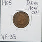 1905 Indian Head Cent VF-35 1437.35 — Obverse