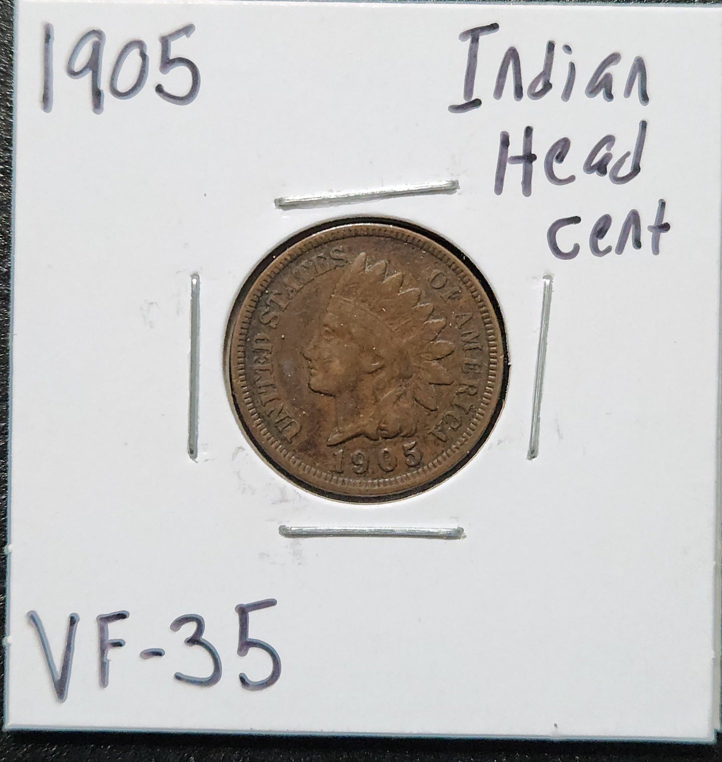 1905 Indian Head Cent VF-35 1437.35 — Obverse