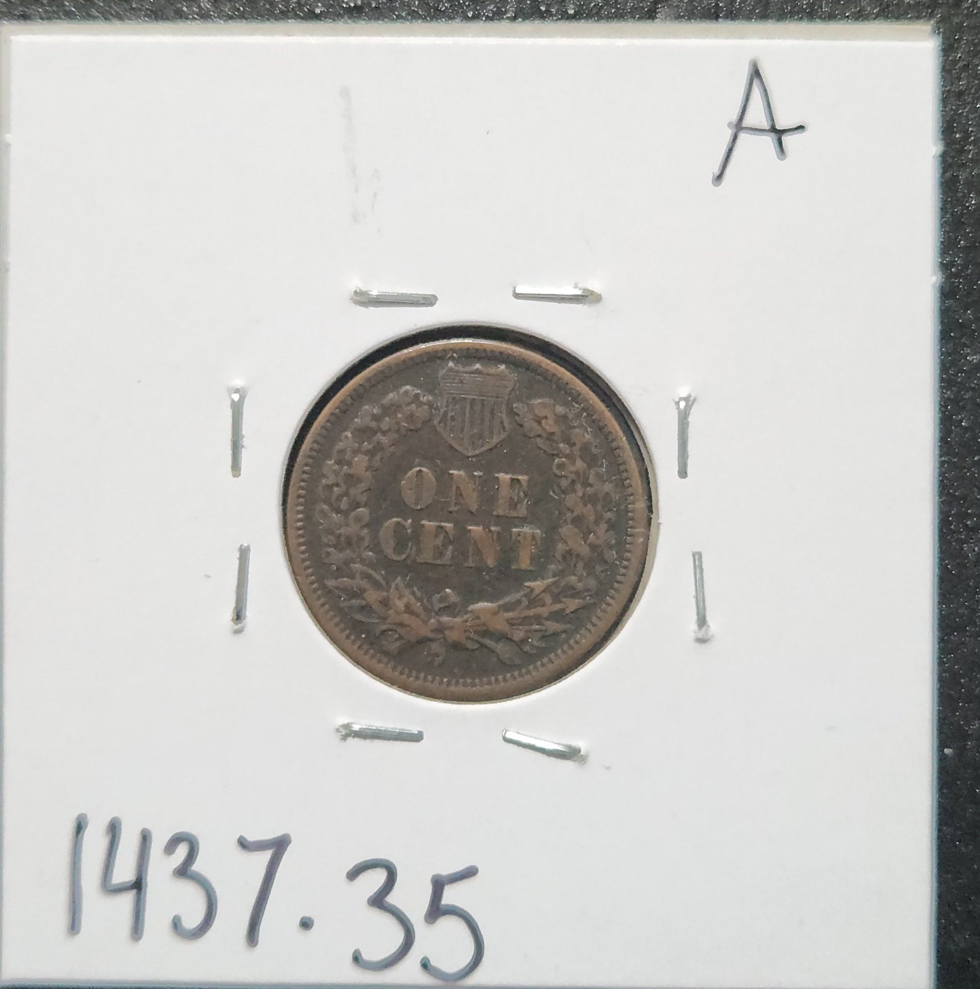 1905 Indian Head Cent VF-35 1437.35 — Reverse