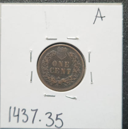 1905 Indian Head Cent VF-35 1437.35 — Reverse