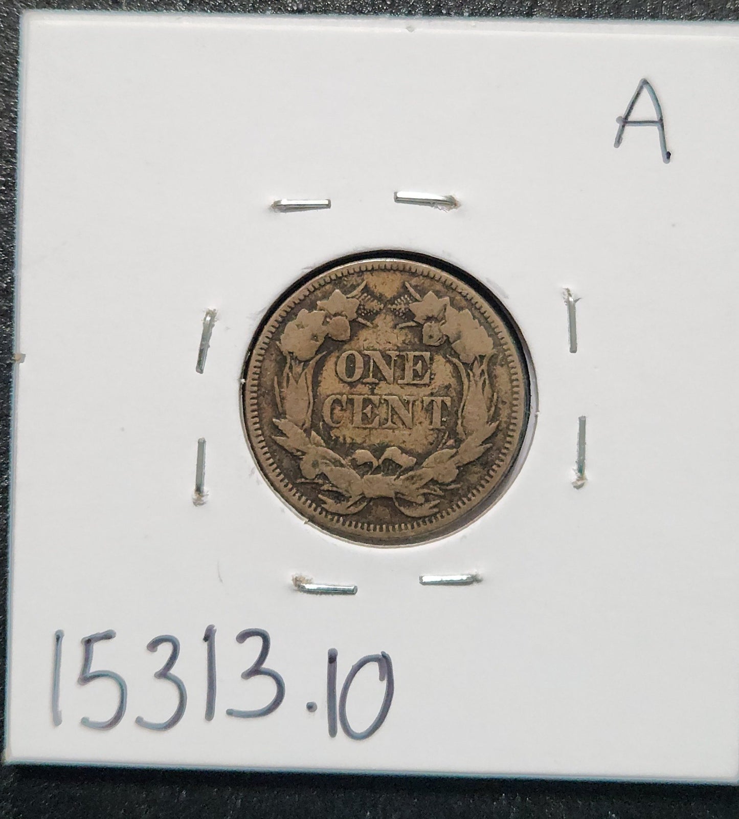 1857 Flying Eagle Cent VG-10 15313.10 — Reverse