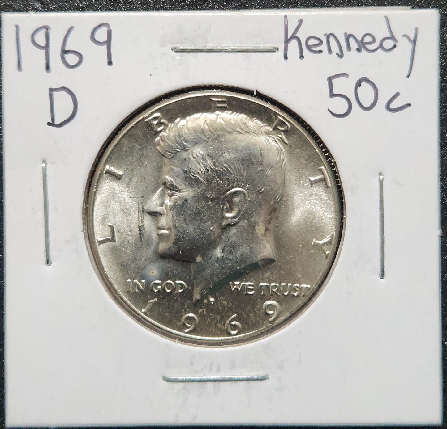 1969-D Kennedy Half 6925.5 — Obverse
