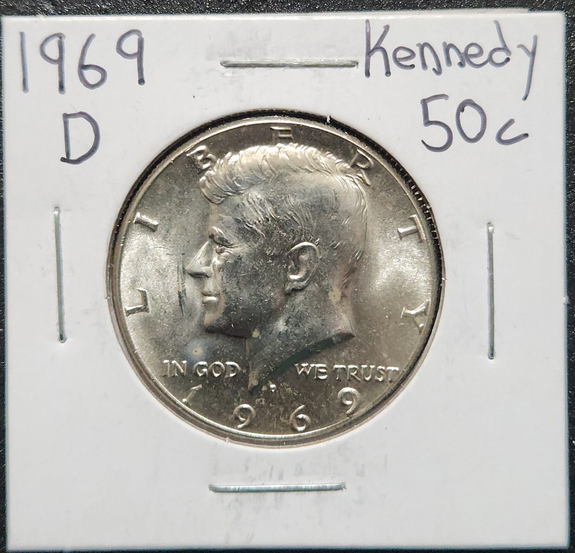 1969-D Kennedy Half 6925.5 — Obverse