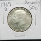 1969-D Kennedy Half MS-62 6925.63 — Obverse